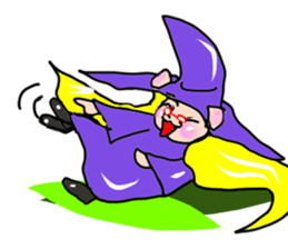 Witch kid pinkie sticker #1859677