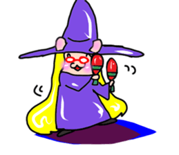 Witch kid pinkie sticker #1859700