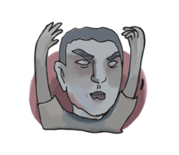 The Phantom in Black sticker #1859818