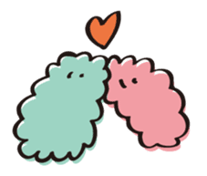 They are fluff ball sticker #1859852