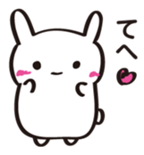 A white rabbit sticker #1860543