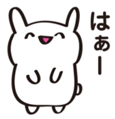 A white rabbit sticker #1860545