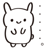 A white rabbit sticker #1860547
