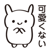 A white rabbit sticker #1860554