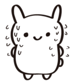 A white rabbit sticker #1860563