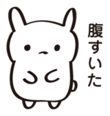 A white rabbit sticker #1860567