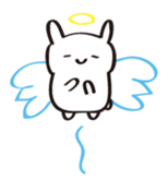 A white rabbit sticker #1860575