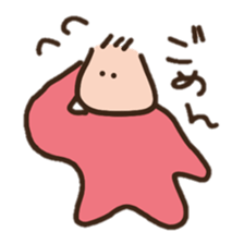 a soft baby girl sticker #1860841