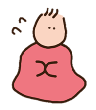 a soft baby girl sticker #1860842