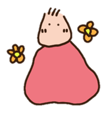 a soft baby girl sticker #1860845