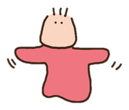 a soft baby girl sticker #1860851