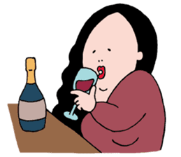 Mrs.Ikuko housewife version sticker #1861216