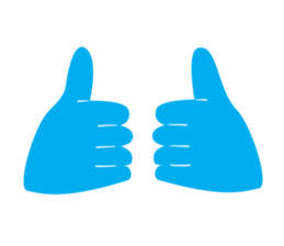 Muejeed is Colorful hand (English Ver.) sticker #1861424