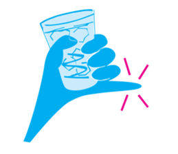 Muejeed is Colorful hand (English Ver.) sticker #1861429