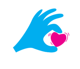 Muejeed is Colorful hand (English Ver.) sticker #1861433