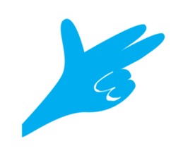 Muejeed is Colorful hand (English Ver.) sticker #1861439