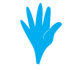 Muejeed is Colorful hand (English Ver.) sticker #1861448