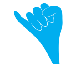 Muejeed is Colorful hand (English Ver.) sticker #1861449