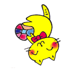 HAPPY! HAPPY! HAPPY CAT! sticker #1862346