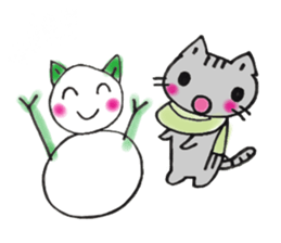 HAPPY! HAPPY! HAPPY CAT! sticker #1862360