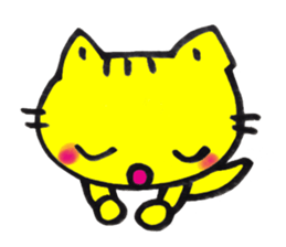 HAPPY! HAPPY! HAPPY CAT! sticker #1862362