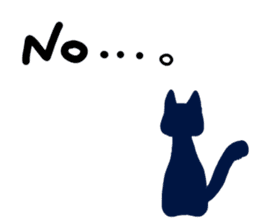 It is a picture of a cat generally. sticker #1862432
