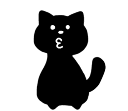 It is a picture of a cat generally. sticker #1862433