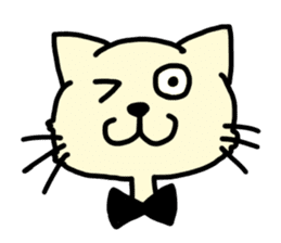 It is a picture of a cat generally. sticker #1862460