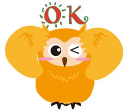 An owl and story sticker #1862497