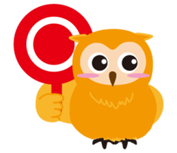 An owl and story sticker #1862499
