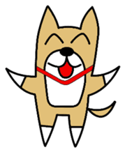 Dog wearing a Shiba Inu sticker #1862741