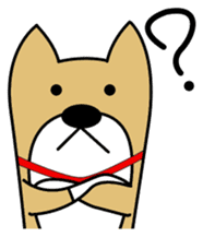 Dog wearing a Shiba Inu sticker #1862744