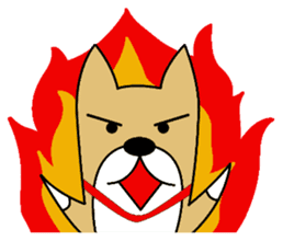 Dog wearing a Shiba Inu sticker #1862746