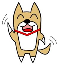Dog wearing a Shiba Inu sticker #1862751
