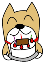 Dog wearing a Shiba Inu sticker #1862752