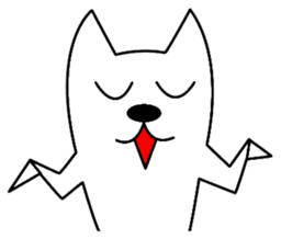 Dog wearing a Shiba Inu sticker #1862764