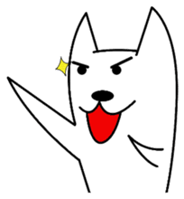 Dog wearing a Shiba Inu sticker #1862765