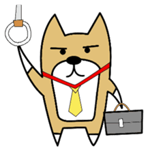 Dog wearing a Shiba Inu sticker #1862775