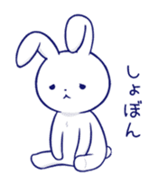 The rabbit get lonely easily the third sticker #1863045