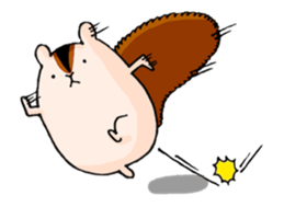 Funny Squirrel Jun sticker #1863165