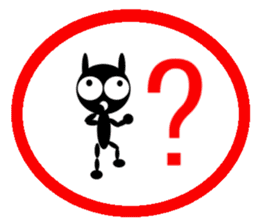 Sticker White Black Rabbit sticker #1863455