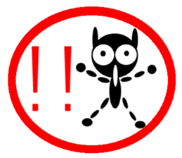 Sticker White Black Rabbit sticker #1863456