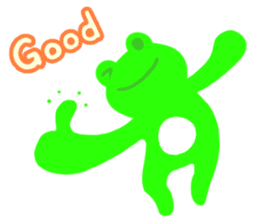 Frog sticker 2(daily conversation) sticker #1863513