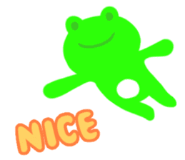 Frog sticker 2(daily conversation) sticker #1863520