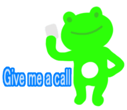 Frog sticker 2(daily conversation) sticker #1863530