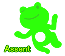 Frog sticker 2(daily conversation) sticker #1863539
