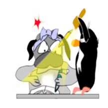 Family of mischievous Penjirou sticker #1863732