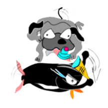 Family of mischievous Penjirou sticker #1863733