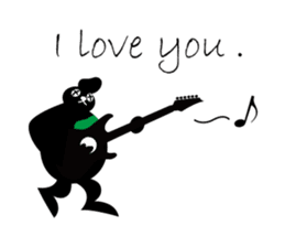 MocaRock / LOVE / English sticker #1864621