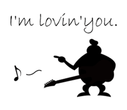 MocaRock / LOVE / English sticker #1864625